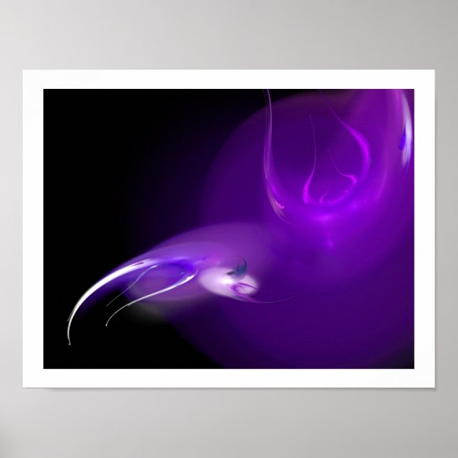 LIGHT BIRD IN PURPLE POSTER (Front)
