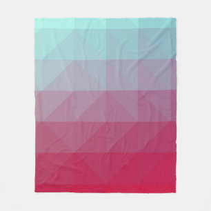 Light BLUE abstract mosaic pattern. Colorful abstr Fleece Blanket