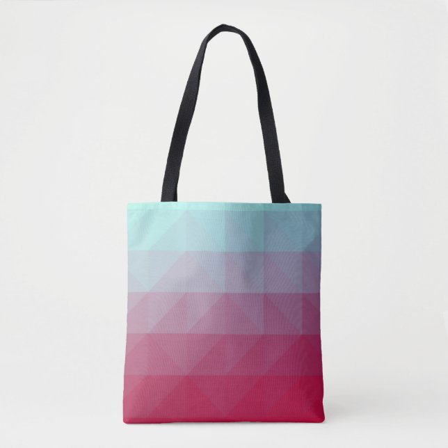 Light BLUE abstract mosaic pattern. Colorful abstr Tote Bag (Front)