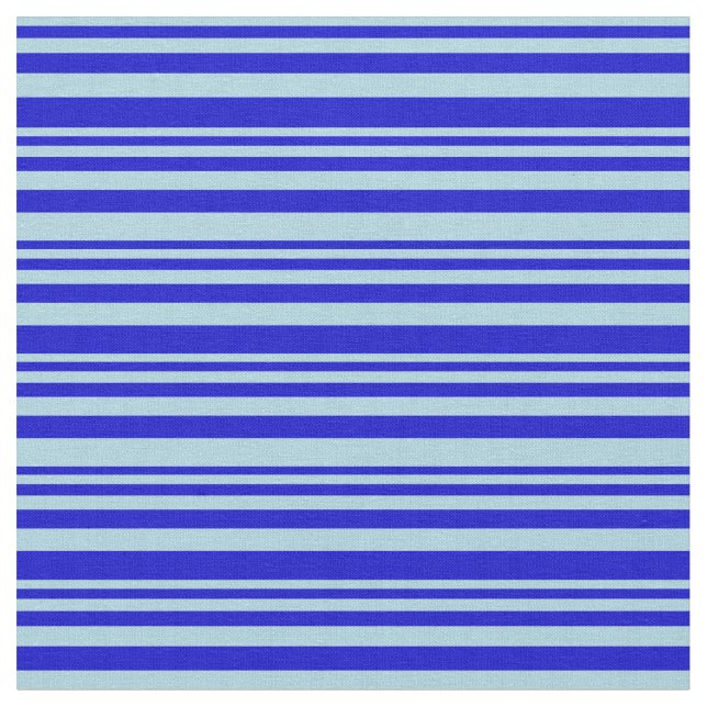 Light Blue and Blue Lines/Stripes Pattern Fabric (Close Up)