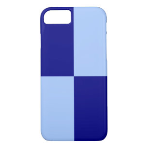 Light Blue and Dark Blue Rectangles iPhone 8/7 Case