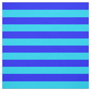 Light Blue and Dark Blue Stripes Design  Fabric
