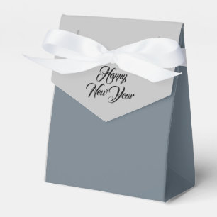 Light Blue And Light Grey Favour Box