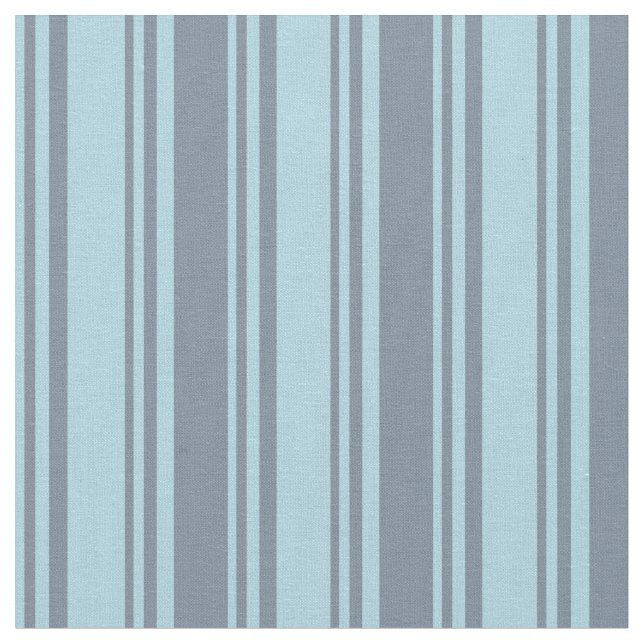 Light Blue and Light Slate Grey Lines Fabric (Close Up)