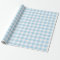 Light Blue and White Gingham Wrapping Paper