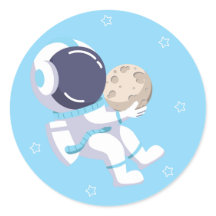 Light Blue Astronaut -