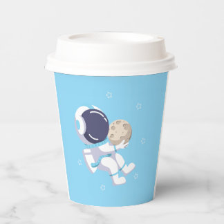 Light Blue Astronaut - Mug Paper Cups