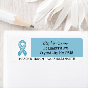 Light Blue Awareness Ribbon