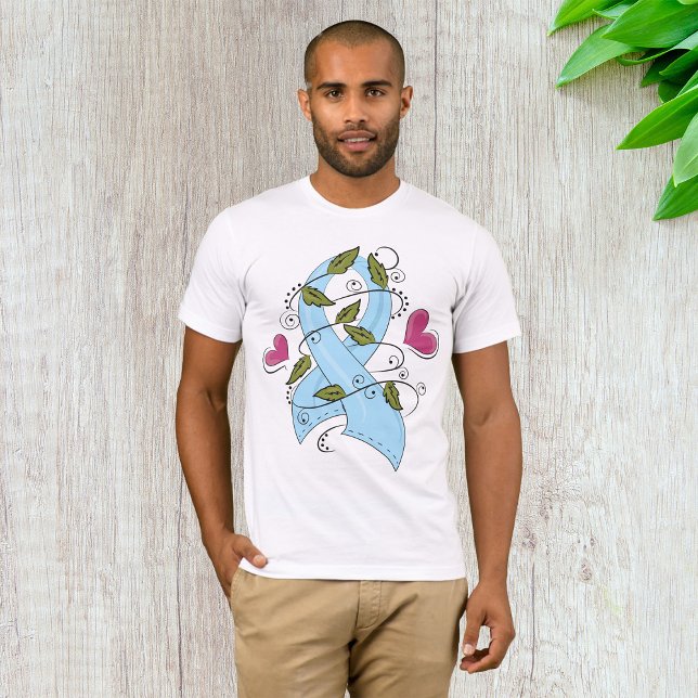 Light Blue Awareness Ribbon Support and Hope T-Shirt (Creator Uploaded)