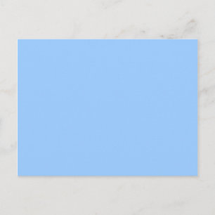Light Blue Blank Postcard