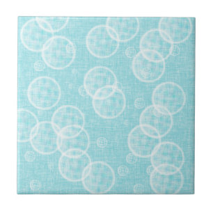 light blue bubbles tile