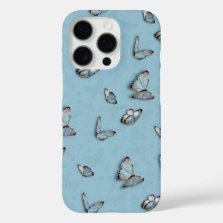 Light Blue Butterfly iPhone Case - Aesthetic cover