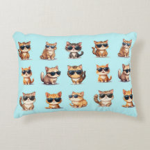 Light Blue Cat Design Adorable