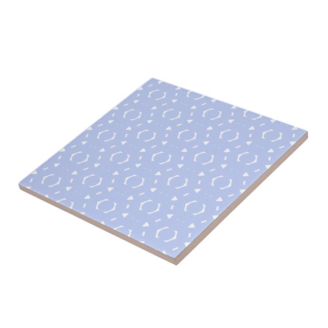 Light Blue Ceramic Tile (Side)