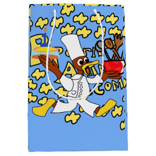 Light Blue Chef Ducky Kazoo Gift Bag