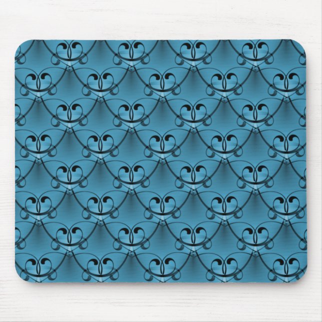 Light Blue Classic Glam Mousepad (Front)