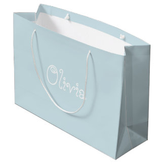 Light Blue Colour Baby Shower Gift Bag