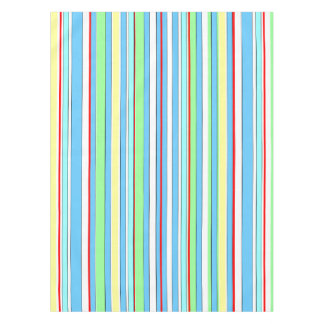 Light Blue Combo Stripes Tablecloth