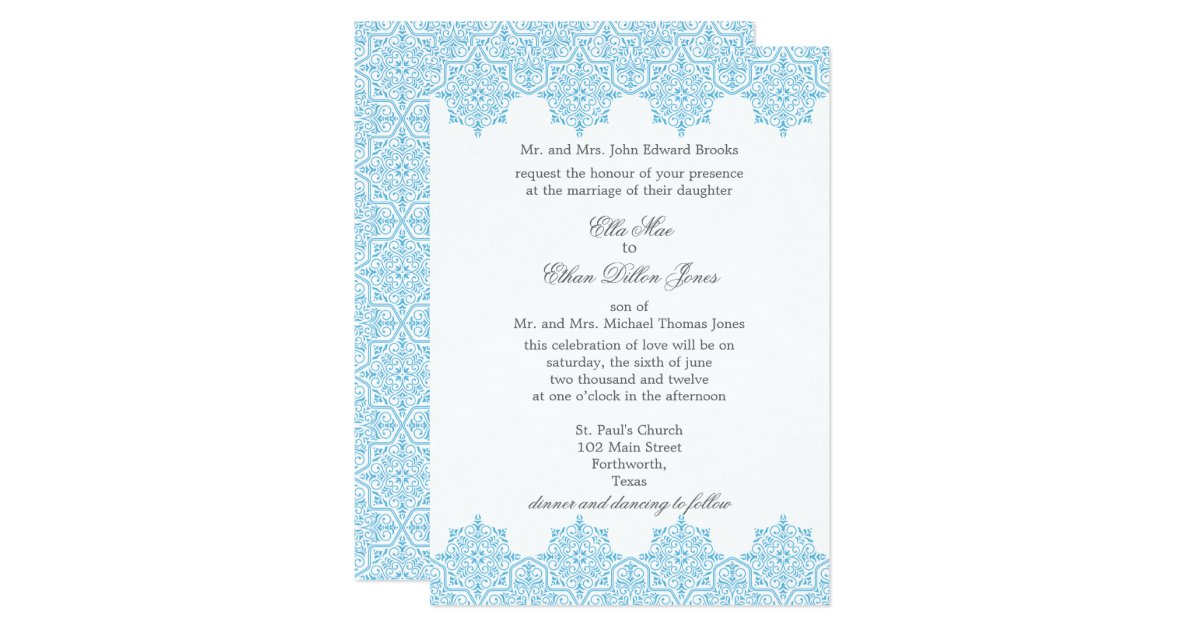 light blue wedding invitations uk light blue damask wedding invitations zazzle light blue wedding invitations uk light blue damask wedding invitations zazzle