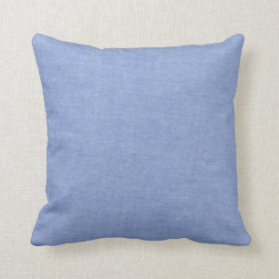 Light Blue Denim Style Cushion