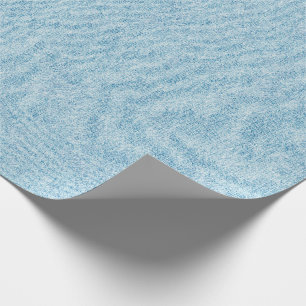 Light Blue Denim Texture Wrapping Paper