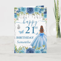 Light Blue Dress Red Haired Princess Birthday