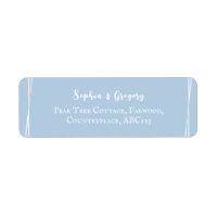 Light Blue Elegant Wedding Personalised