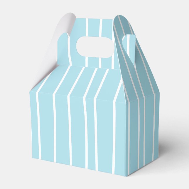 Light Blue Favour Box (Front Side)