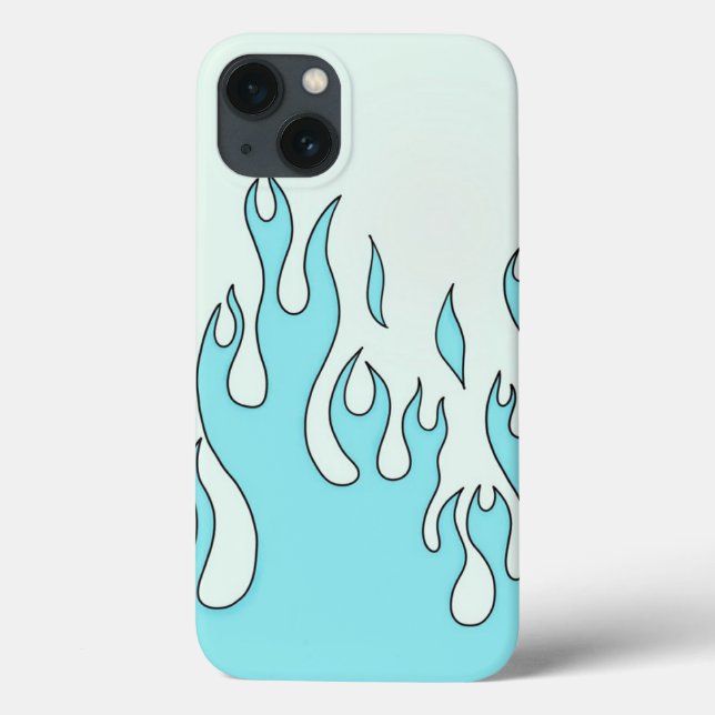 Light blue flame Case-Mate iPhone case (Back)