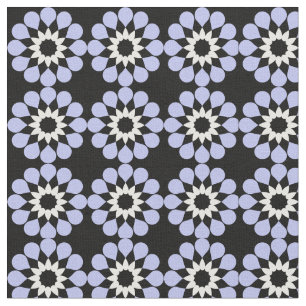 Light Blue Floral Pattern Fabric