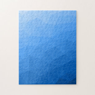 Light Blue gradient geometric mesh pattern Jigsaw Puzzle