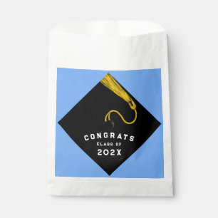 Light Blue Graduation Favour Bags