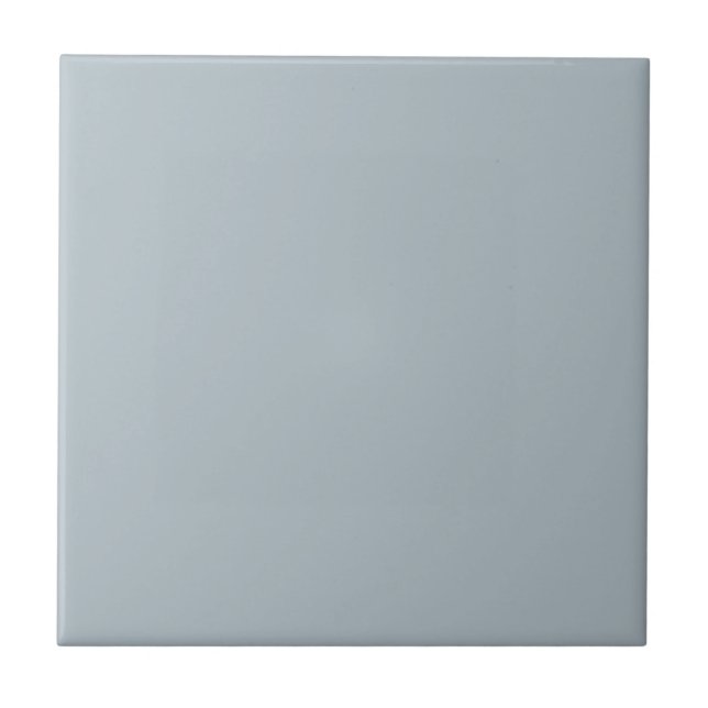 Light Blue Grey Solid Colour Tile (Front)