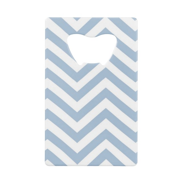 Light Blue Grunge Textured Chevron (Front)