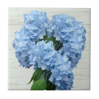 Light Blue Hydrangea Flowers Tile