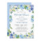 Light Blue Hydrangeas Floral Chic Rehearsal Dinner