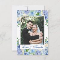 Light Blue Hydrangeas Floral Photo Watercolor