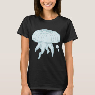 light blue jellyfish with bubbles T-Shirt
