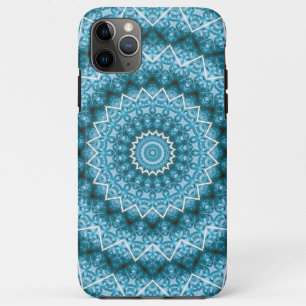 Light Blue Kaleidoscope / Mandala iPhone 11 Pro Max Case