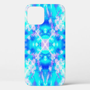 Light blue kaleidoscope pattern Case-Mate iPhone c 12 Case