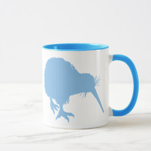 Light Blue Kiwi Mug