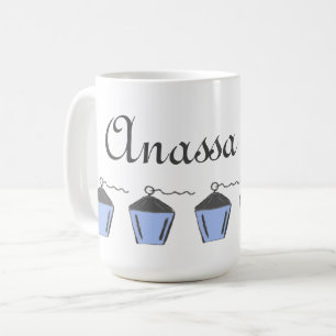 Light Blue Lantern Anassa kata Mug Bryn Mawr