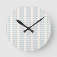 Light Blue Leaf Stripe