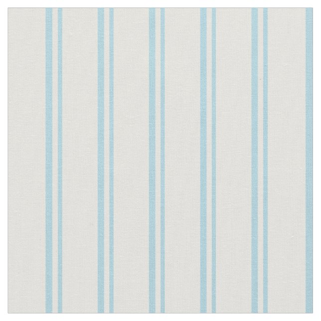 Light Blue & Light Cyan Coloured Stripes Fabric (Close Up)