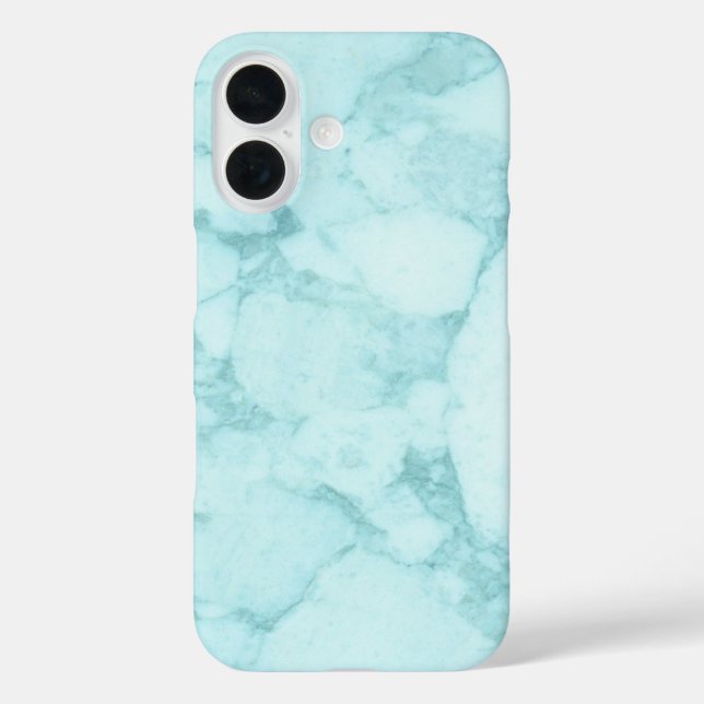 Light Blue Marble Case-Mate iPhone Case (Back)