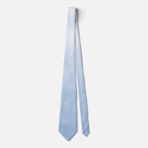Light Blue Monochromatic Ombre Wedding Neck Tie
