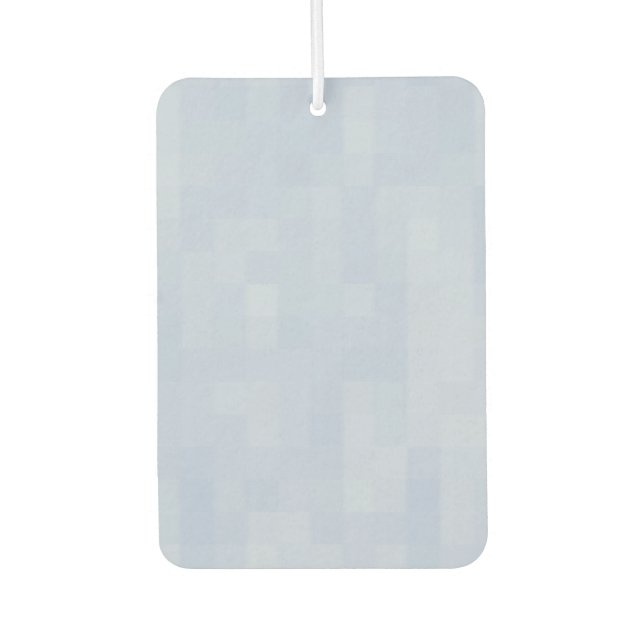 Light blue pattern - car air freshener (Front)