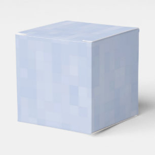 Light blue pattern  gift favour box