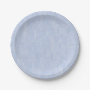 light blue pattern - party paper plate
