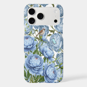 Light Blue Peony Luxury Floral